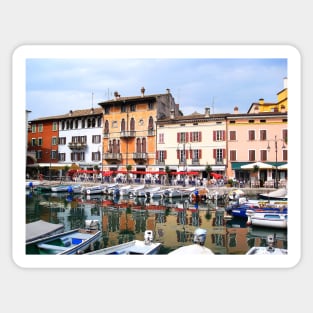 Harbor of Sirmione. Lombardia, Italy 2009 Sticker